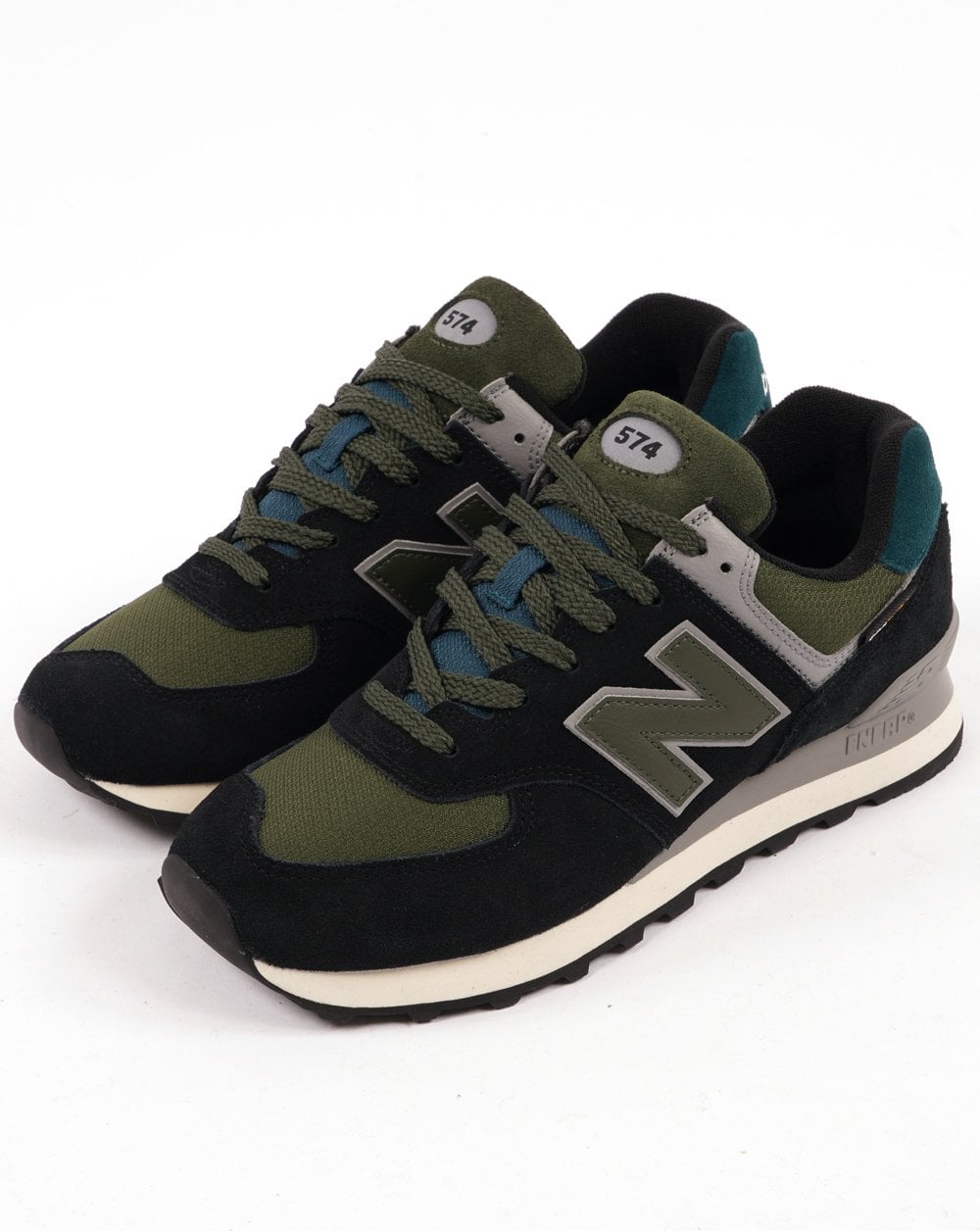 New Balance 574 Trainer Navy/Green