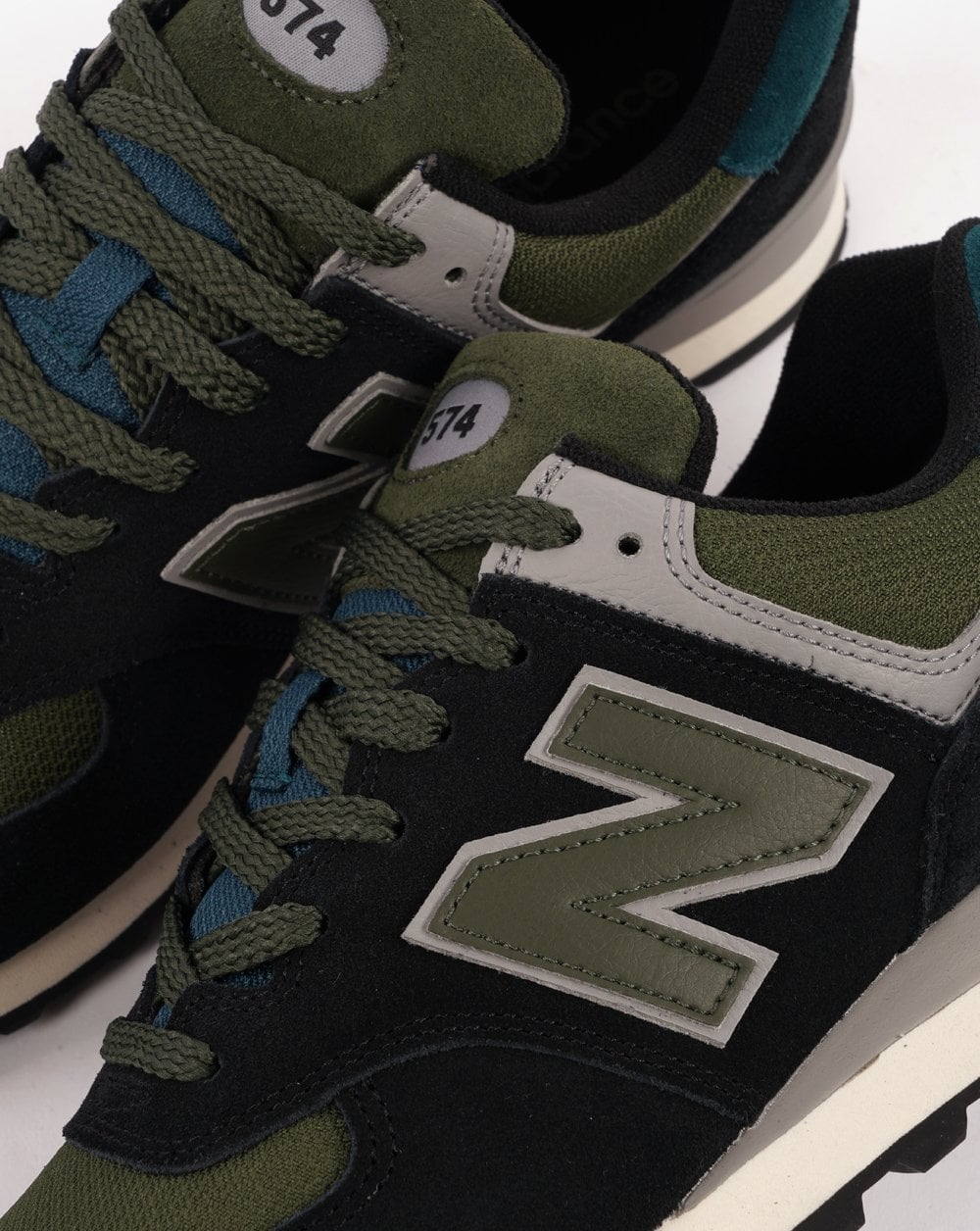 New Balance 574 Trainer Navy/Green