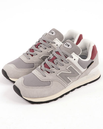 New Balance 574 Trainer White/Grey/Red