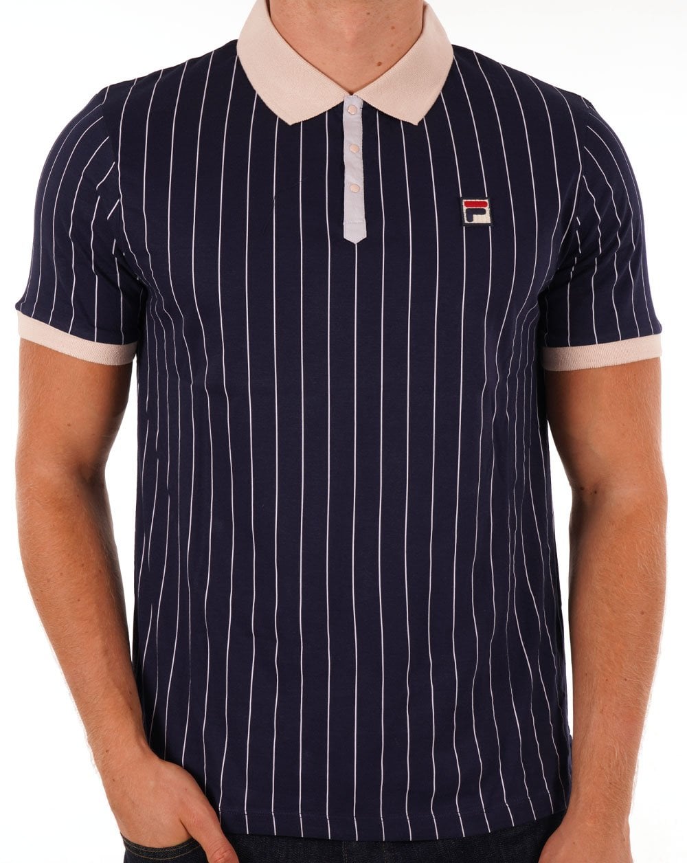 Fila Vintage BB1 Polo Shirt Navy