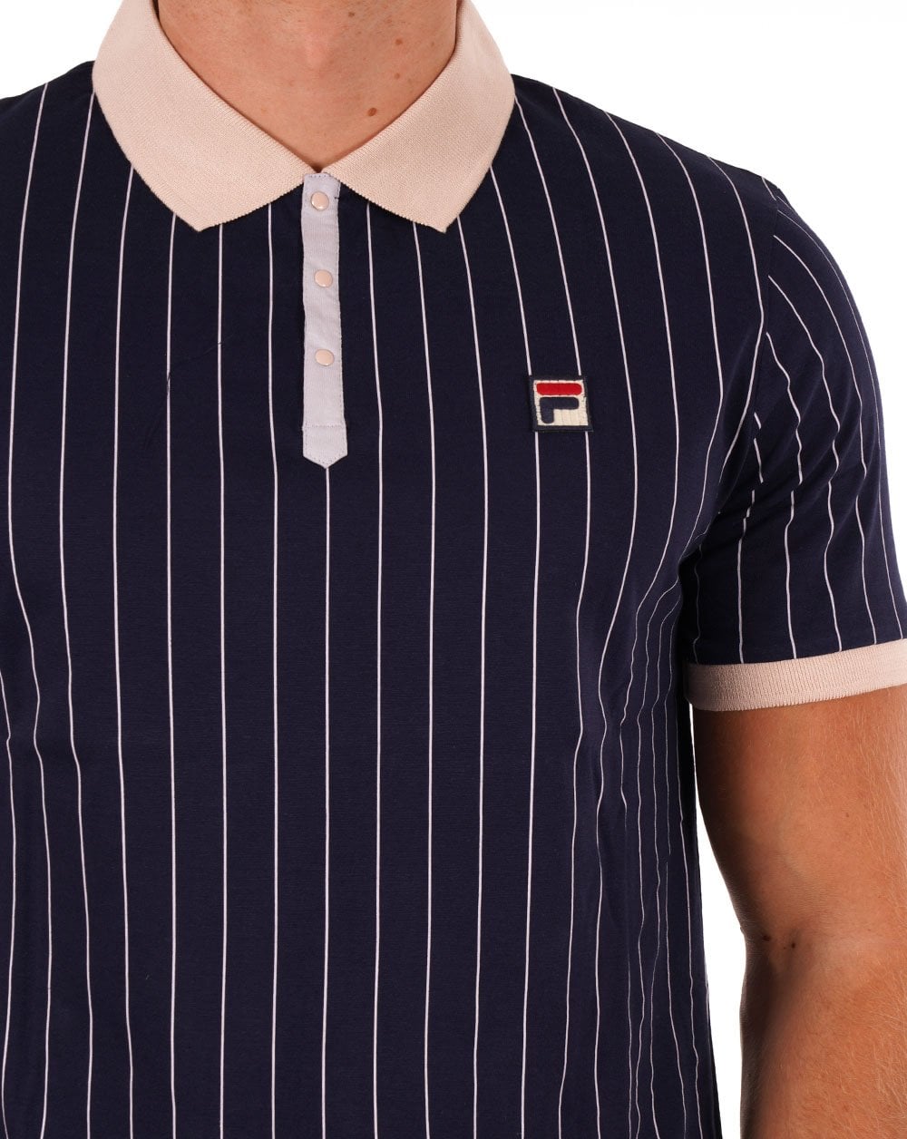 Fila Vintage BB1 Polo Shirt Navy