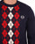 Sergio Tacchini Argyle Crew Knit Navy Blue