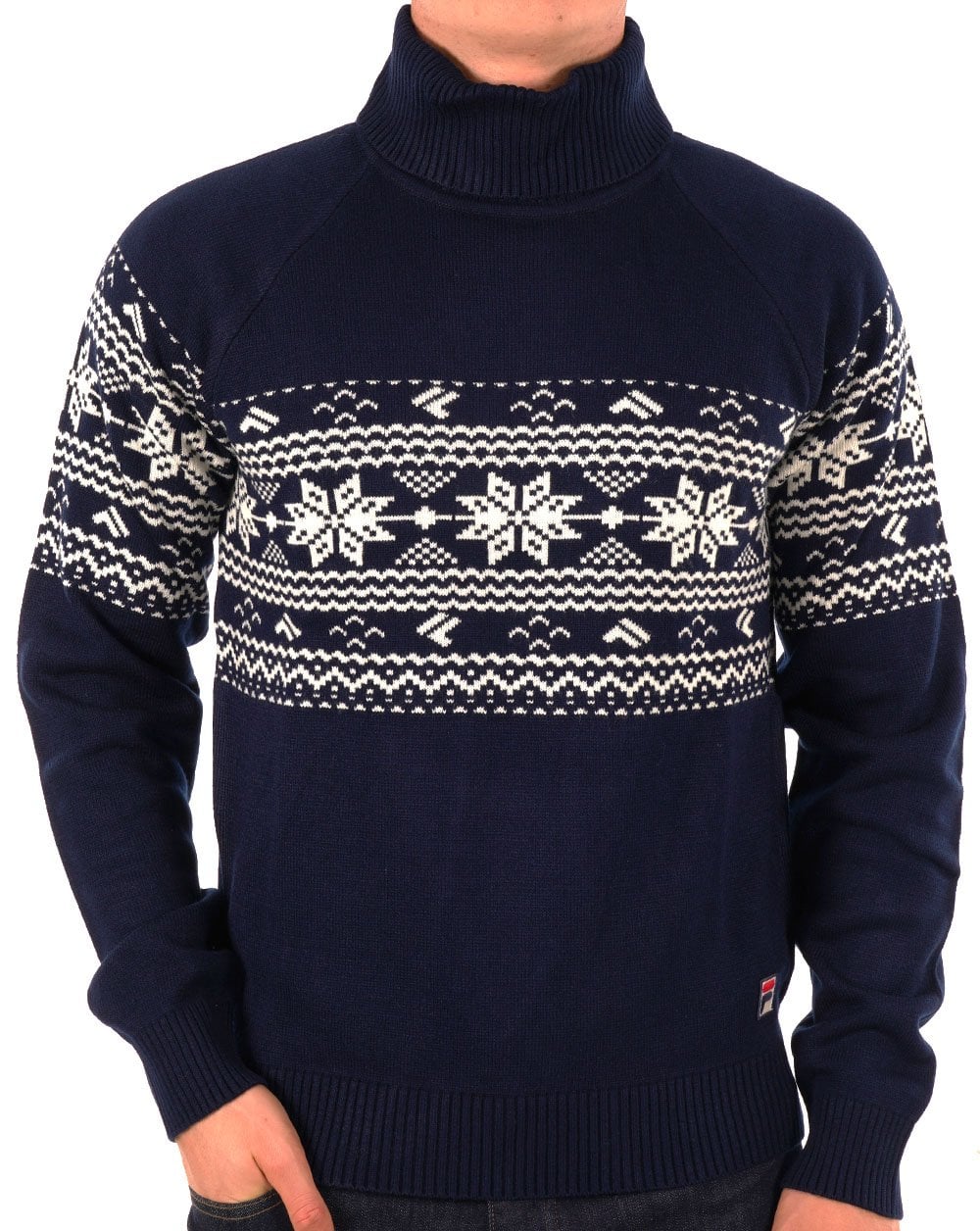 Fila Vintage Watson Roll Neck Knit Navy