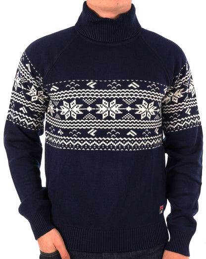 Fila Vintage Watson Roll Neck Knit Navy