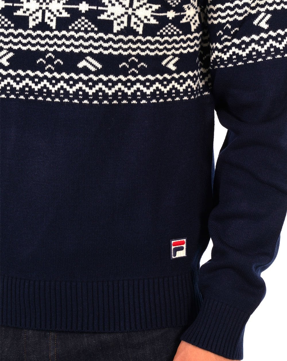 Fila Vintage Watson Roll Neck Knit Navy