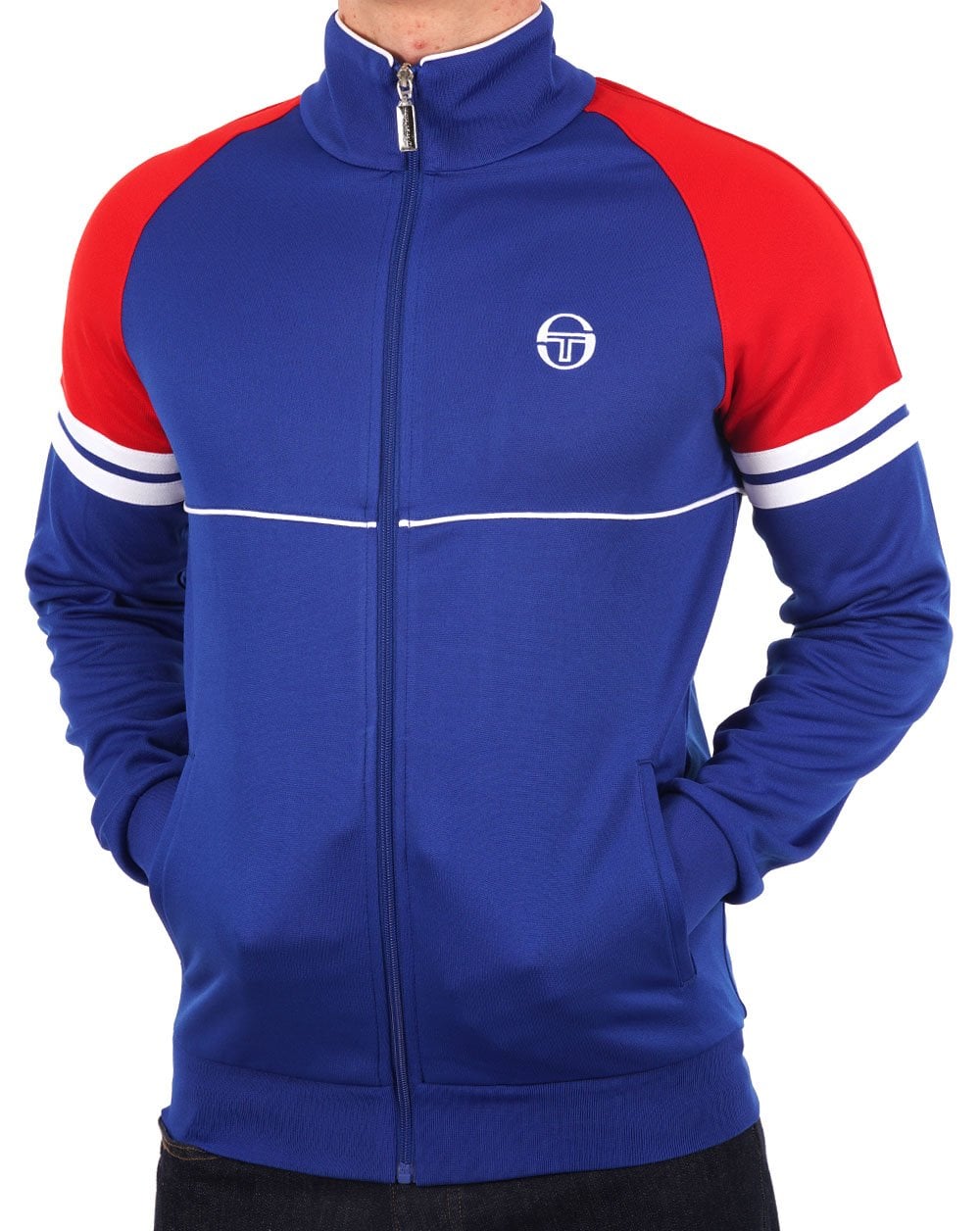 Sergio Tacchini Star Track Top Royal Blue/Dark Red