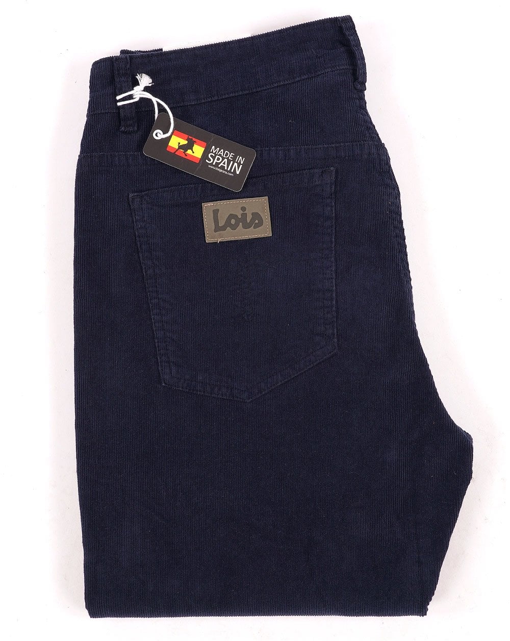 Lois Bootcut Needle Cord Navy