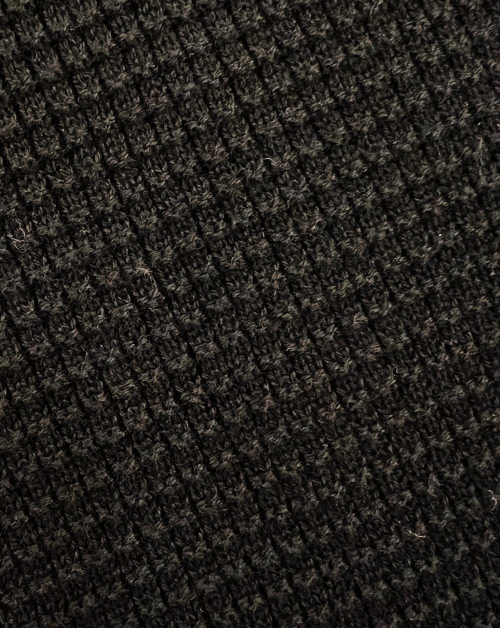 Lyle & Scott Grid Knit Crew Neck Jumper Black