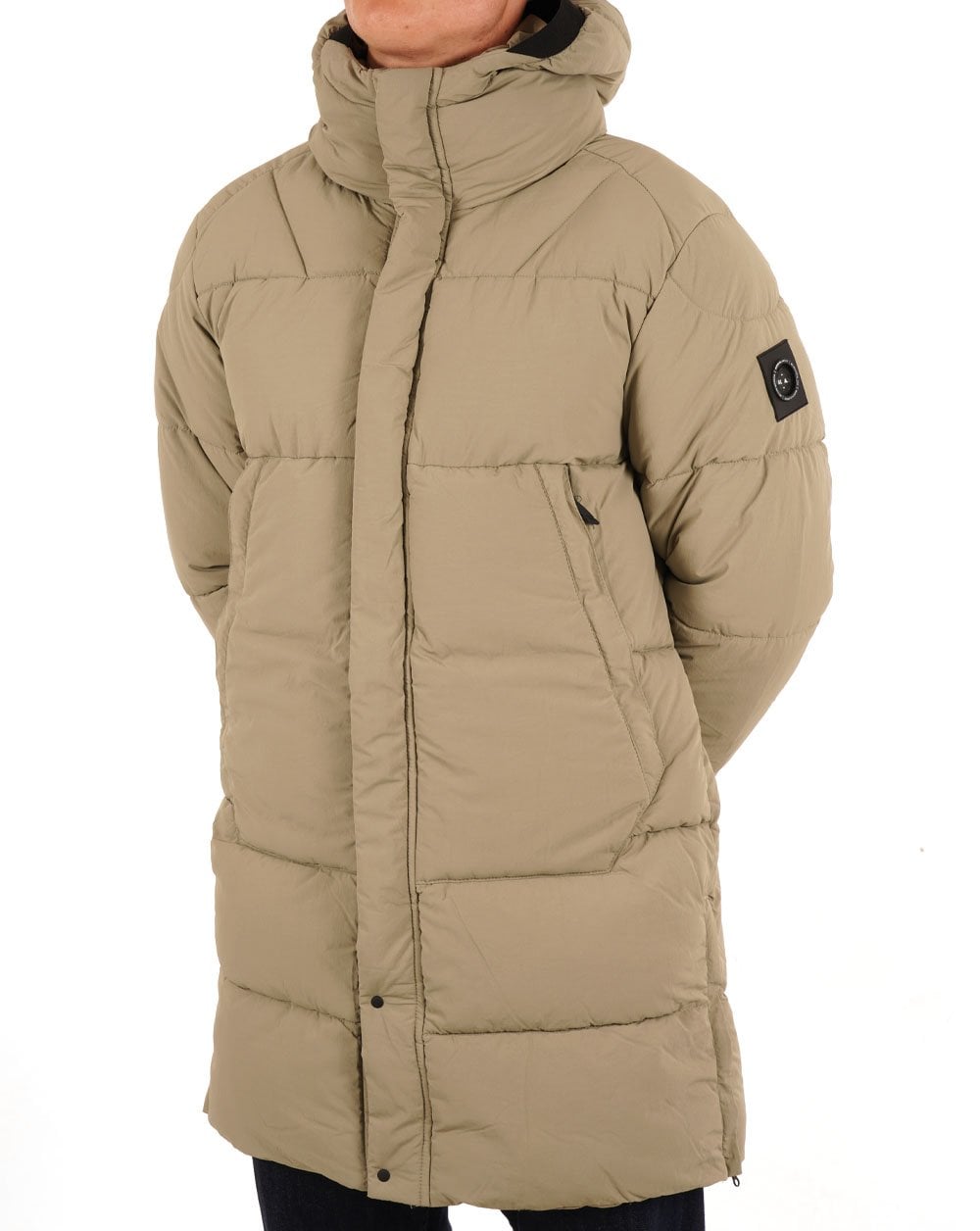 Marshall Artist Longline Bubble Coat Deep Sand