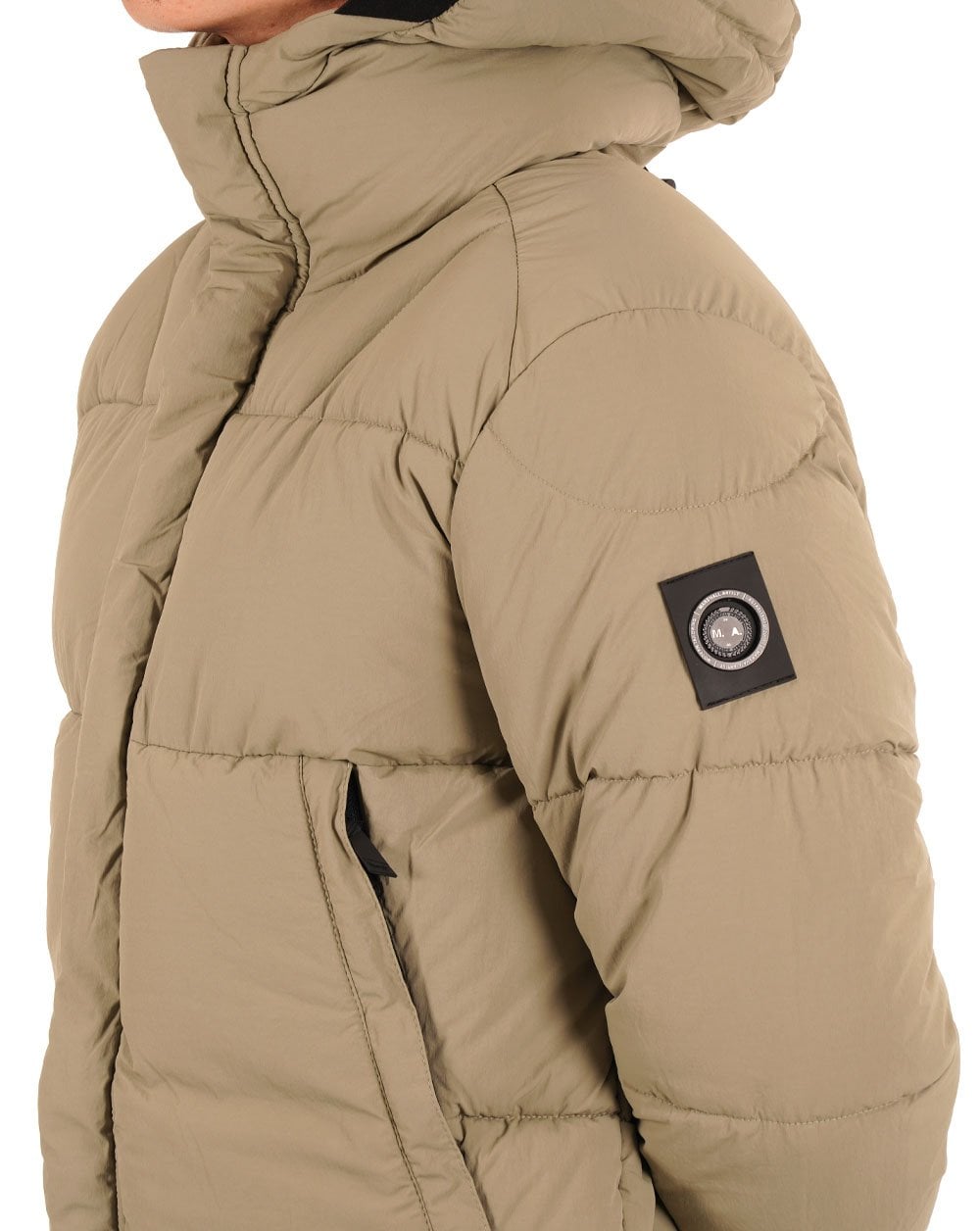 Marshall Artist Longline Bubble Coat Deep Sand