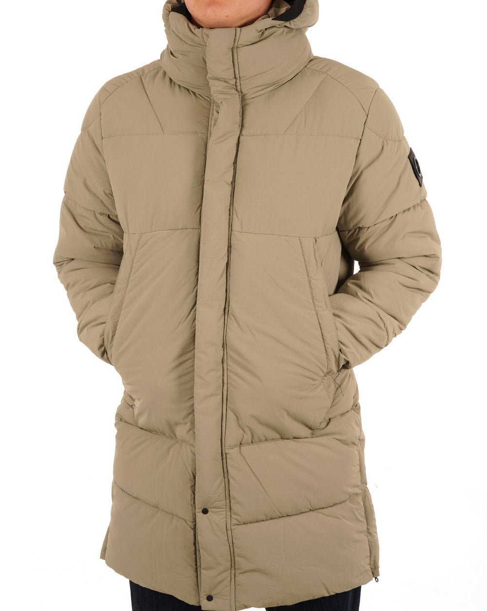 Marshall Artist Longline Bubble Coat Deep Sand
