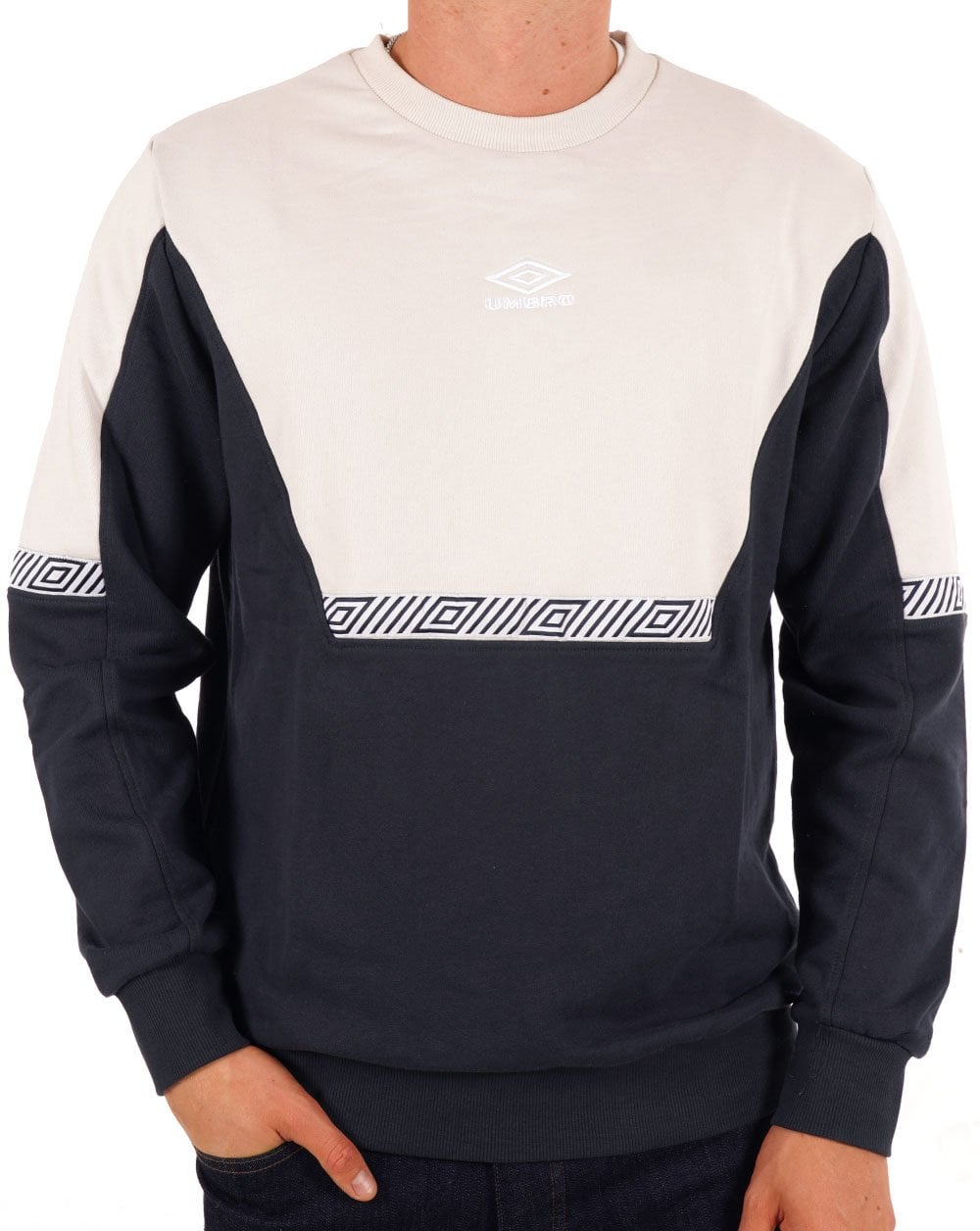 Umbro Club Sweat Nimbus Cloud/Collegiate Blue