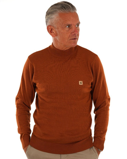 Gabicci Vintage Duke Turtle Neck Toffee