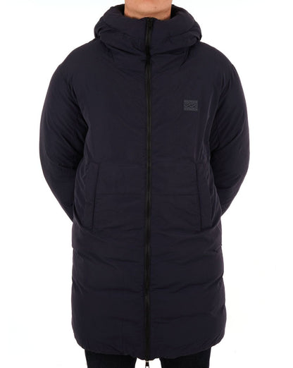 Benetton Longline Padded Jacket Navy