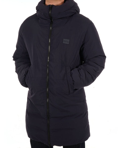 Benetton Longline Padded Jacket Navy