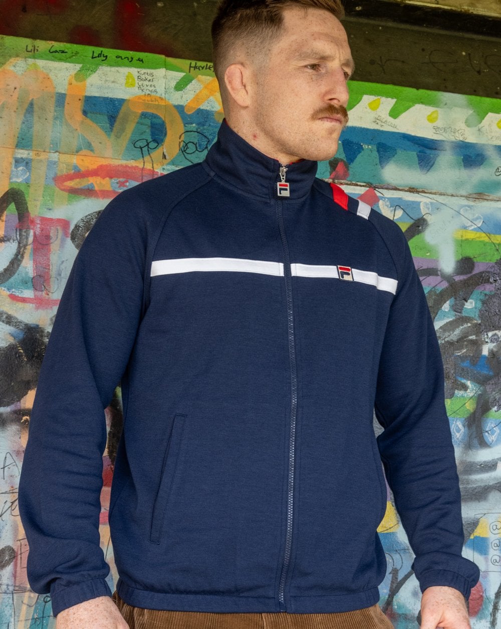 Fila Vintage Mk II Track Top Navy