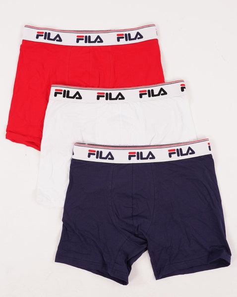 Fila Vintage Tristan Triple Pack Boxers Navy/Red/White