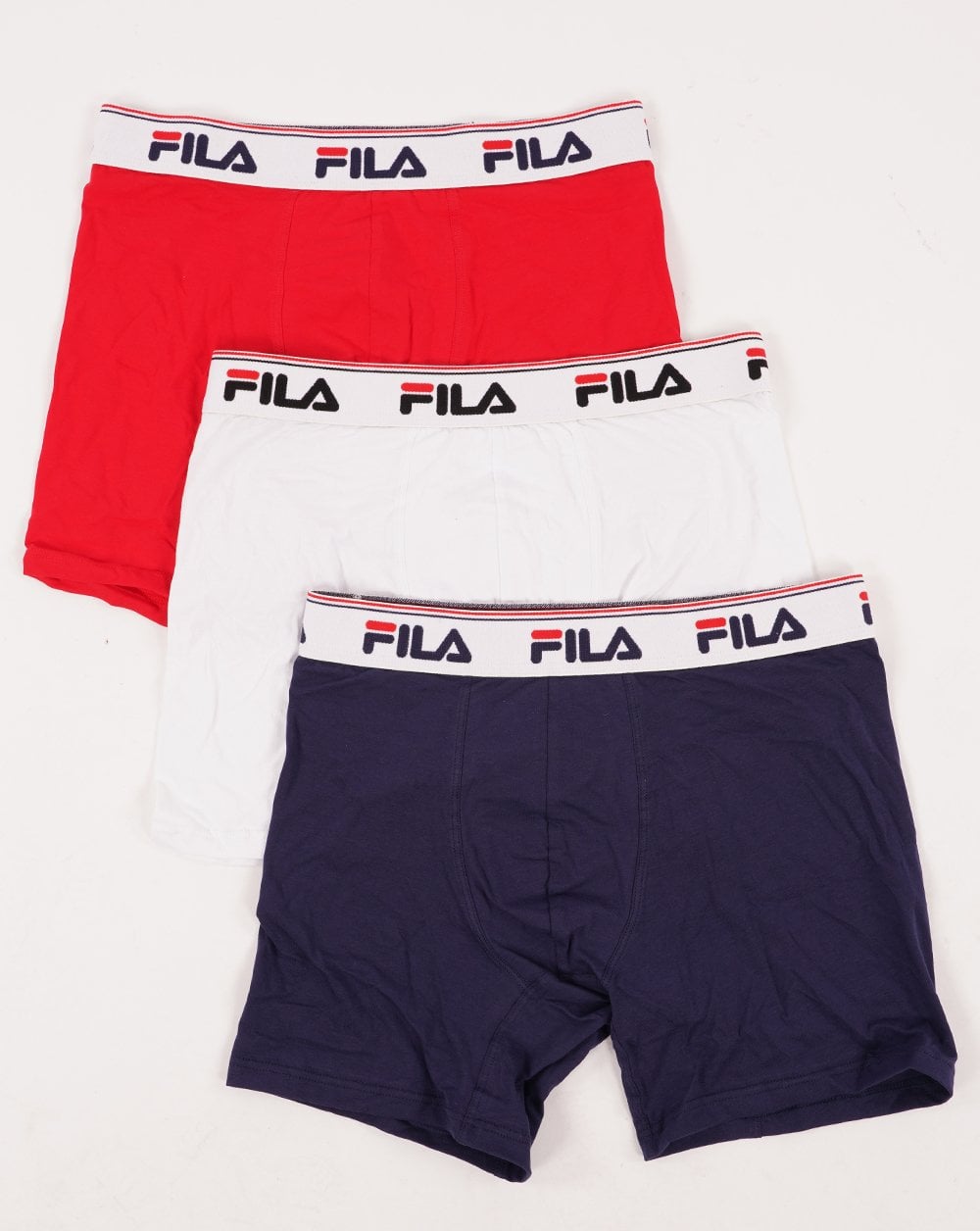 Fila Vintage Tristan Triple Pack Boxers Navy/Red/White