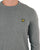 Lyle And Scott Cotton Merino Crew Jumper Mid Grey Marl