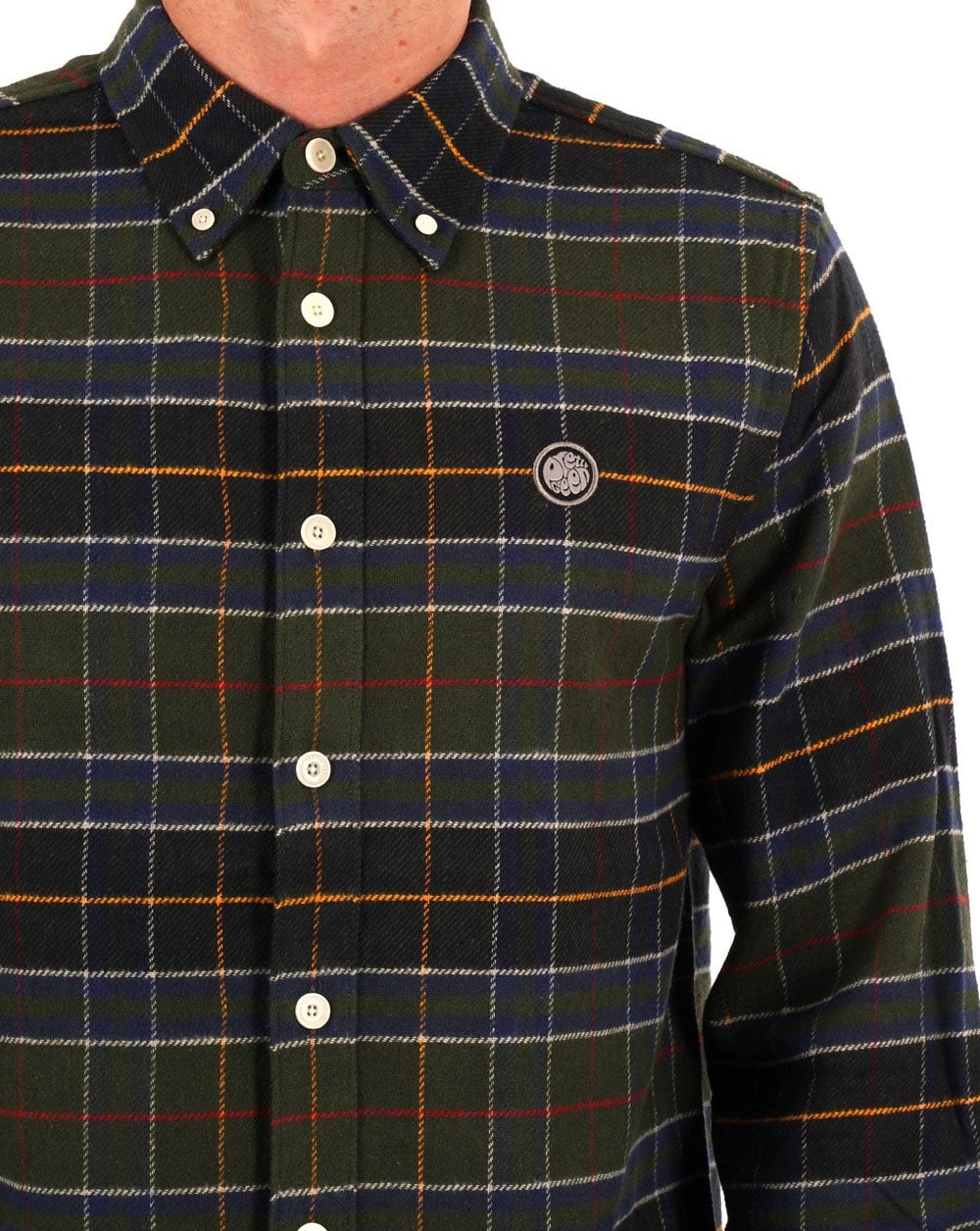 Pretty Green Thomas Check Flannel Shirt Green