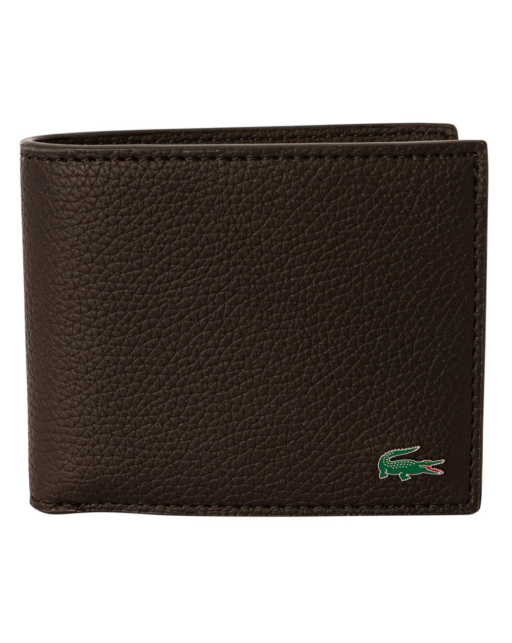 Lacoste Billfold Wallet Gift Box Brown