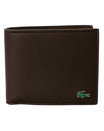Lacoste Billfold Wallet Gift Box Brown