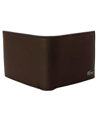 Lacoste Billfold Wallet Gift Box Brown