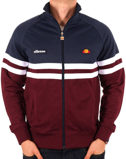 Ellesse Rimini Track Top Navy/Burgundy