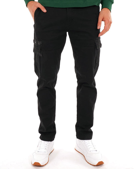 80s Casual Classics Cargo Trousers Black