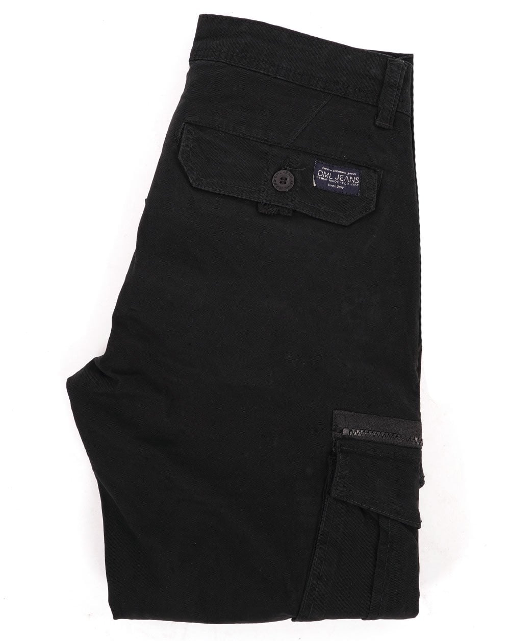 80s Casual Classics Cargo Trousers Black