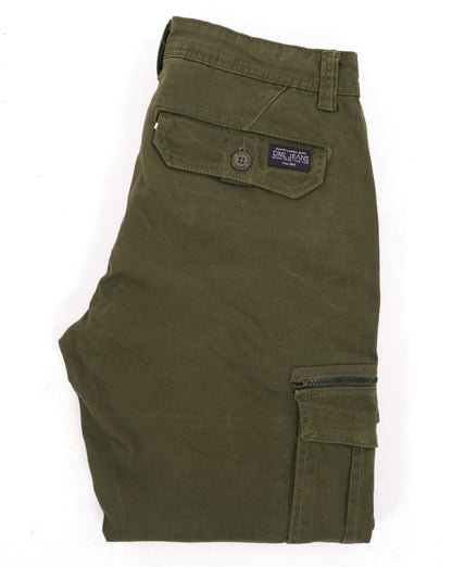 80s Casual Classics Cargo Trousers Khaki