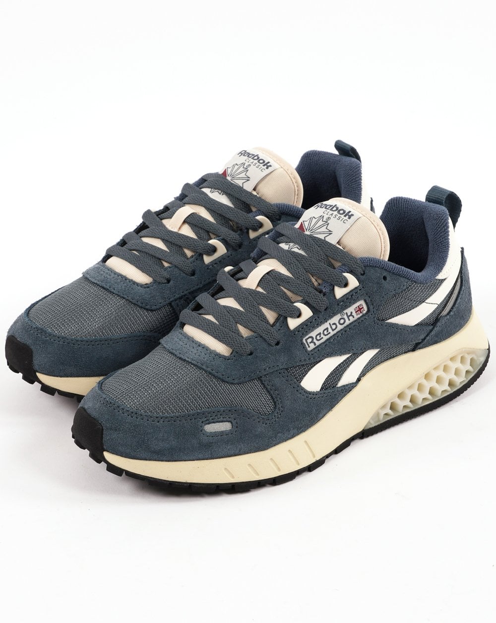 Reebok Classic Leather Hexalite Trainers Blue/Chalk