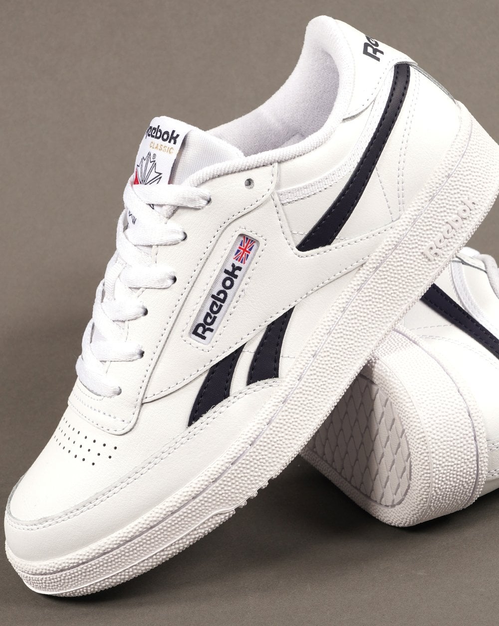 Reebok Club C Revenge Trainers White/Navy
