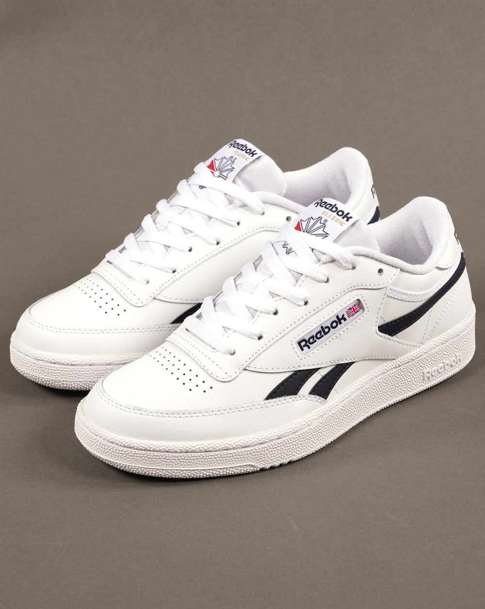 Reebok Club C Revenge Trainers White/Navy
