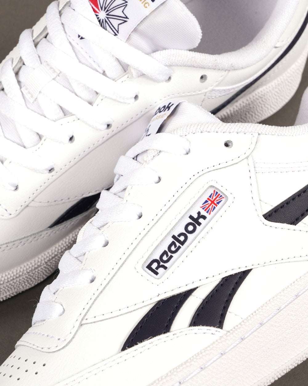 Reebok Club C Revenge Trainers White/Navy