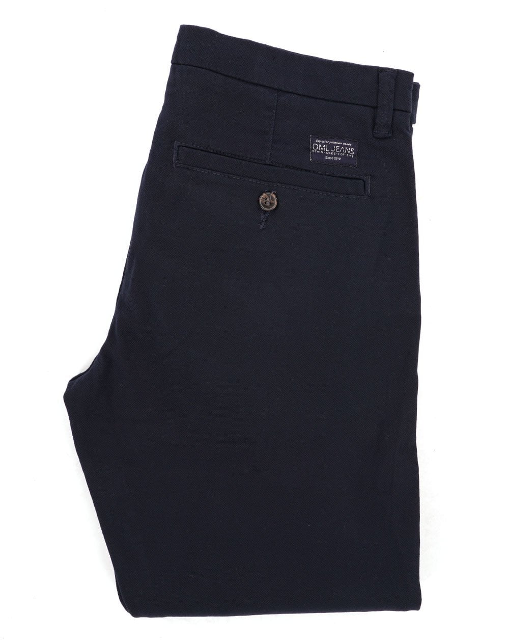80s Casual Classics Textured Chino Trouser Navy