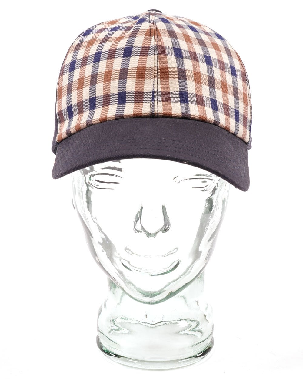 Aquascutum Kiril Cap Navy Check