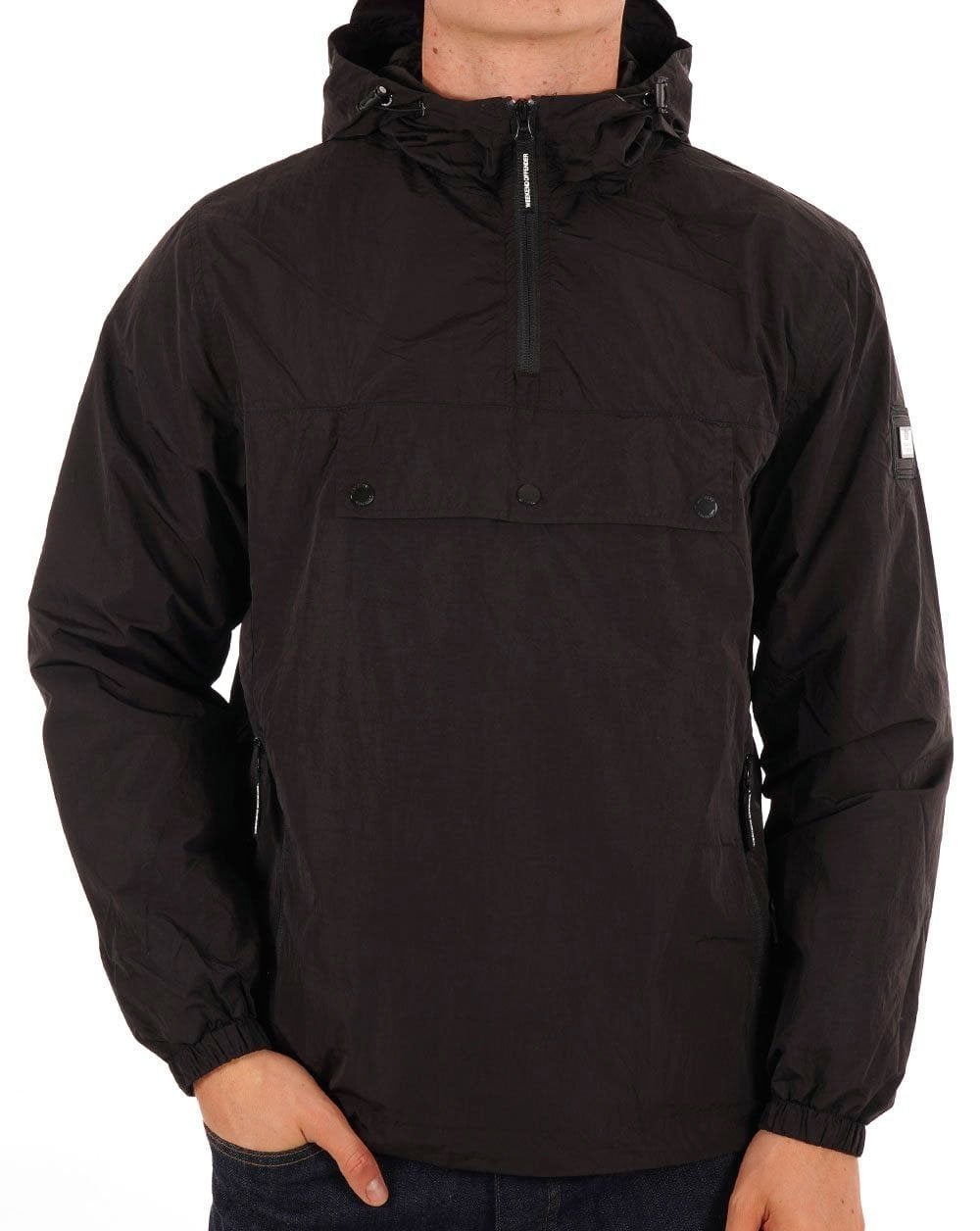 Weekend Offender 1/4 Zip Terrace Jacket Black