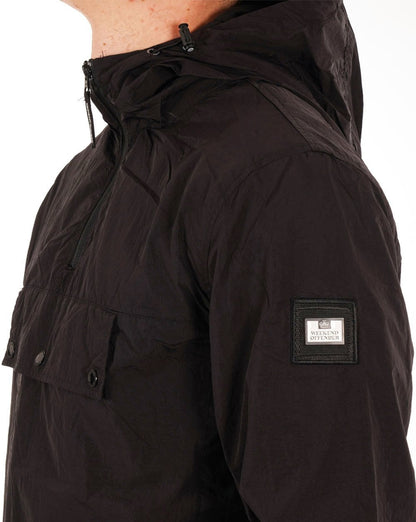 Weekend Offender 1/4 Zip Terrace Jacket Black