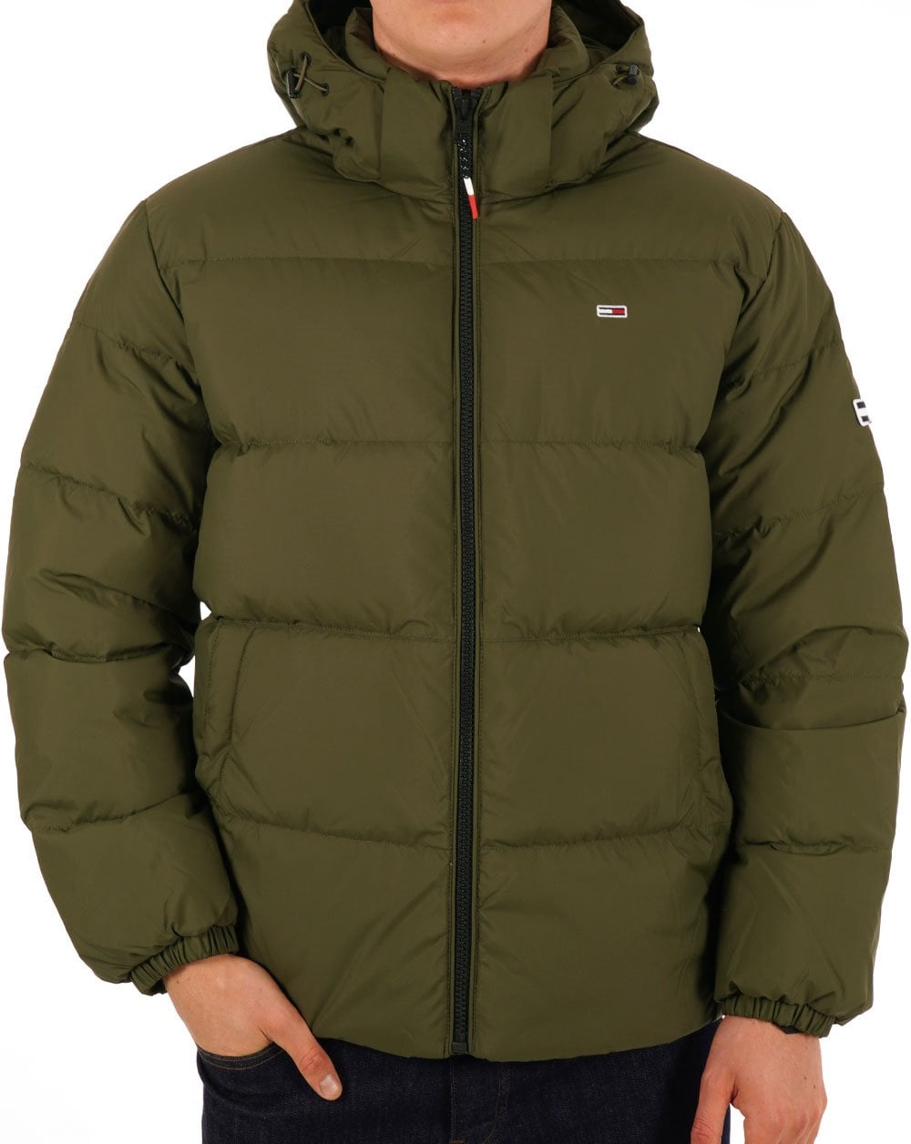 Tommy Jeans Essential Down Jacket Olive Green
