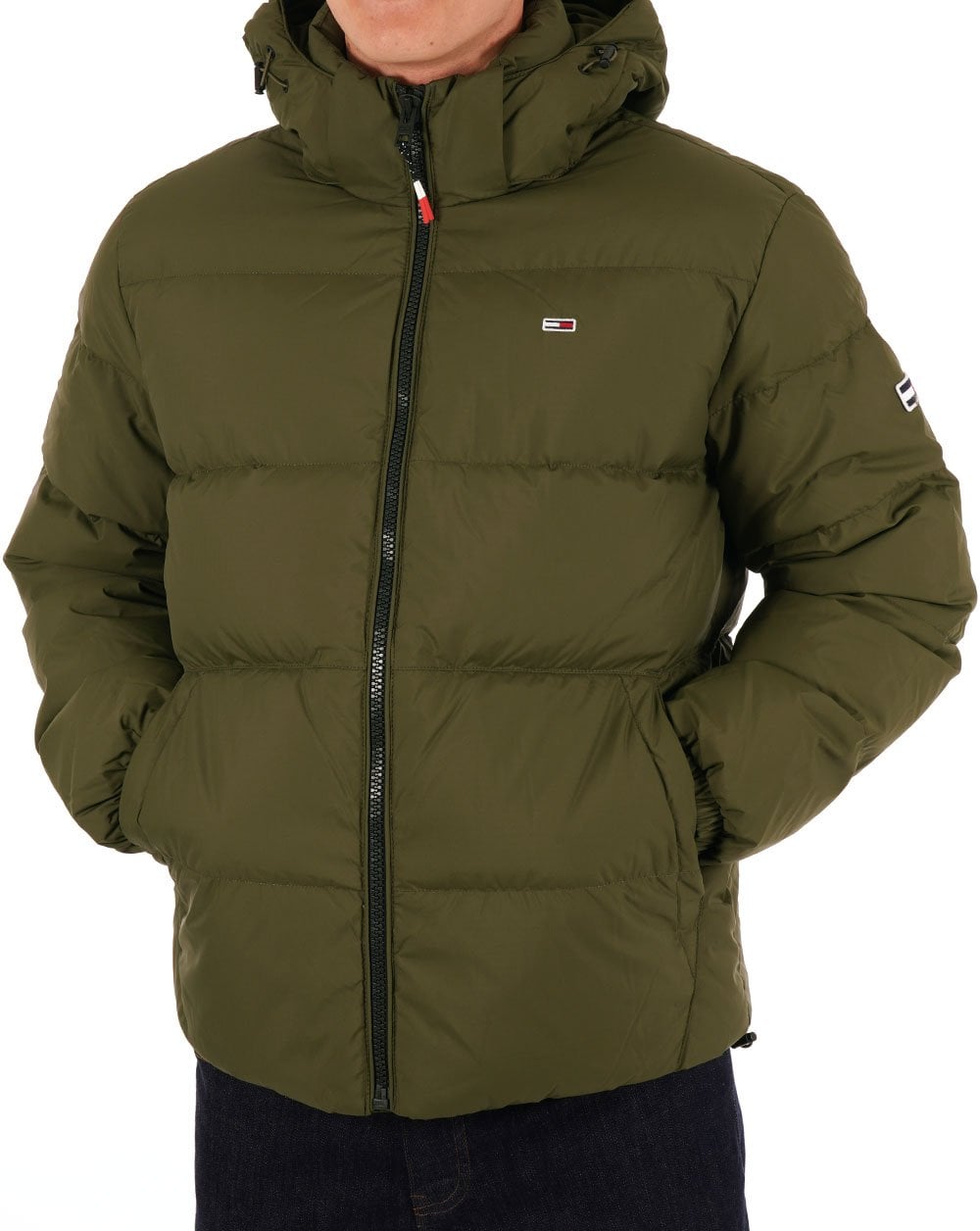 Tommy Jeans Essential Down Jacket Olive Green