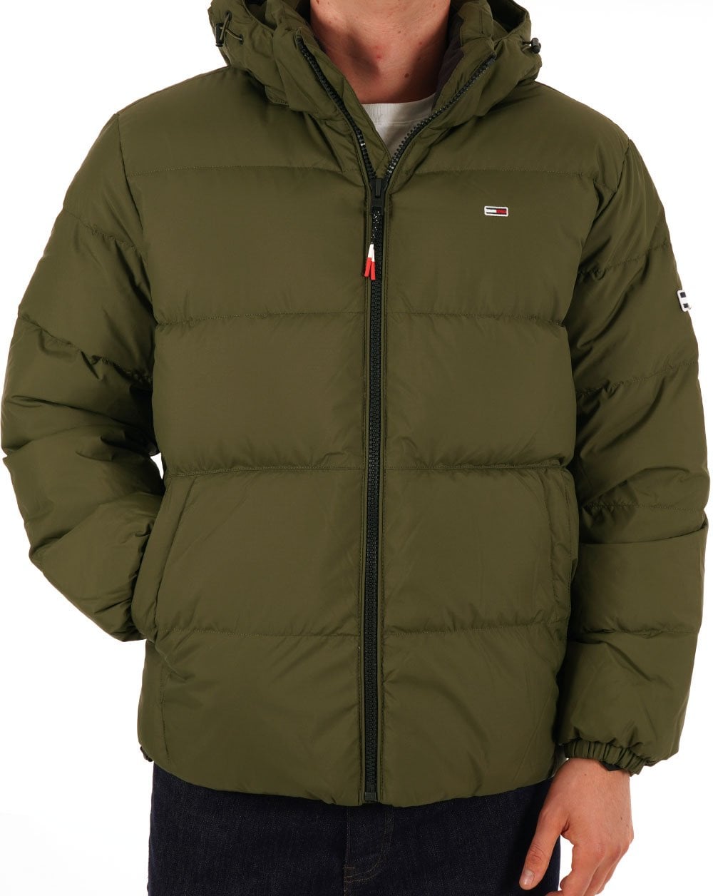 Tommy Jeans Essential Down Jacket Olive Green