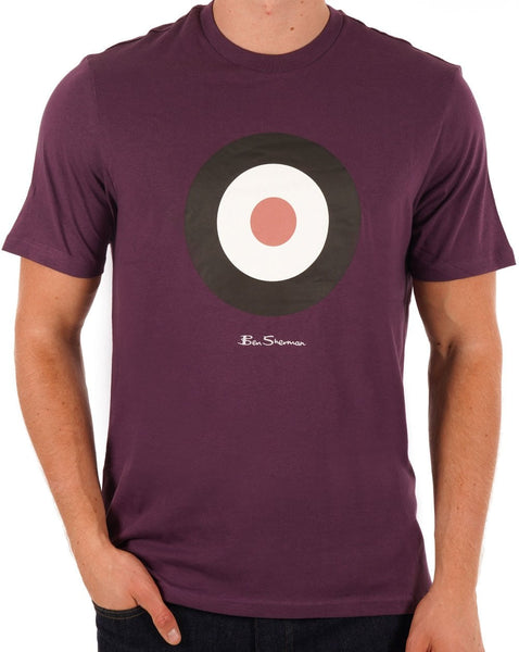 Ben Sherman Signature Target T-shirt Plum