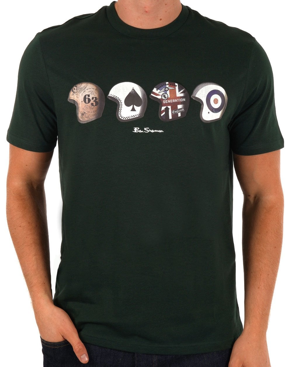 Ben Sherman Helmets T-shirt Dark Green