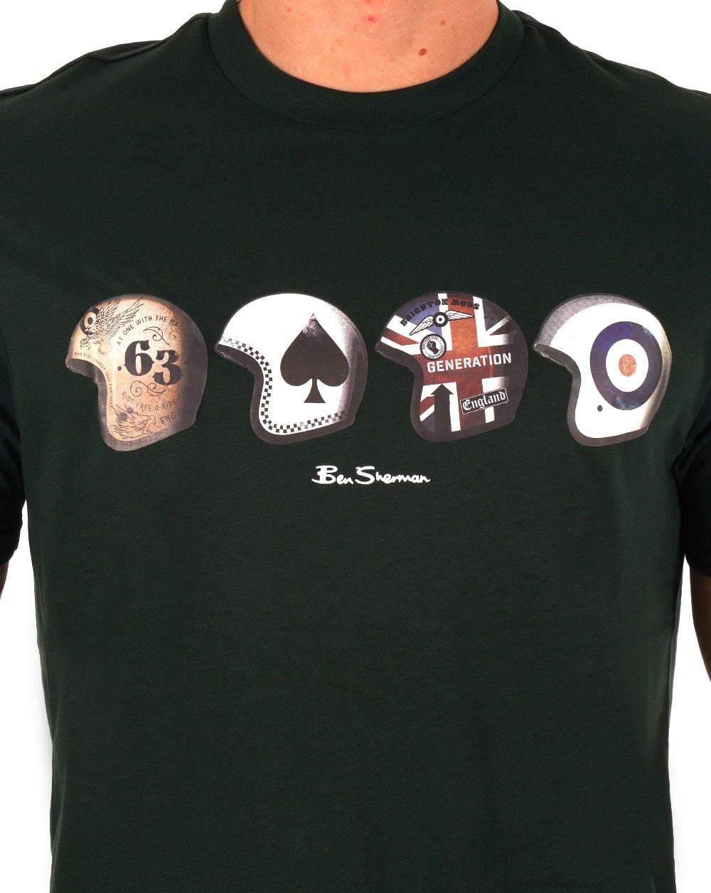 Ben Sherman Helmets T-shirt Dark Green