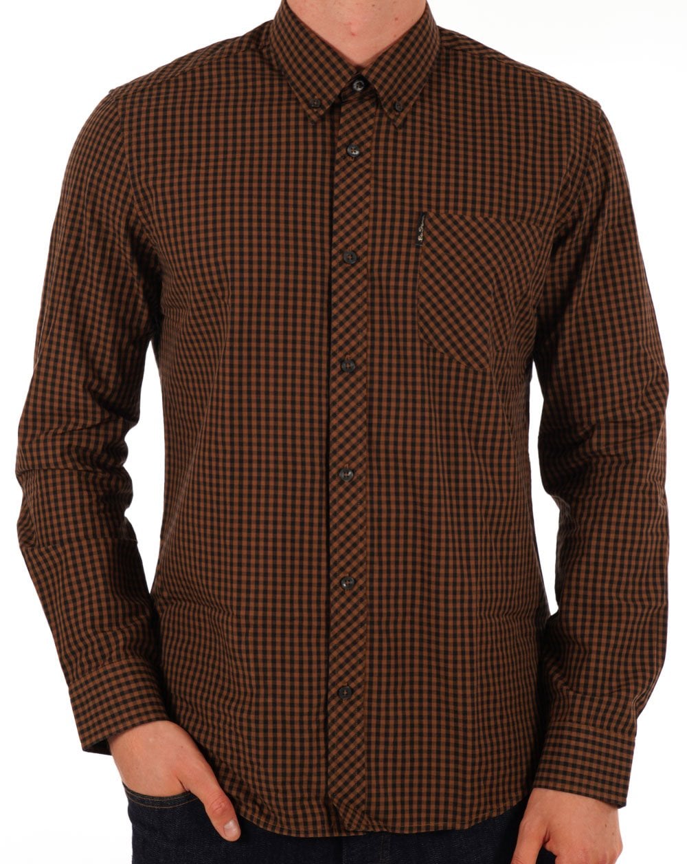 Ben Sherman Signature Gingham Shirt Black