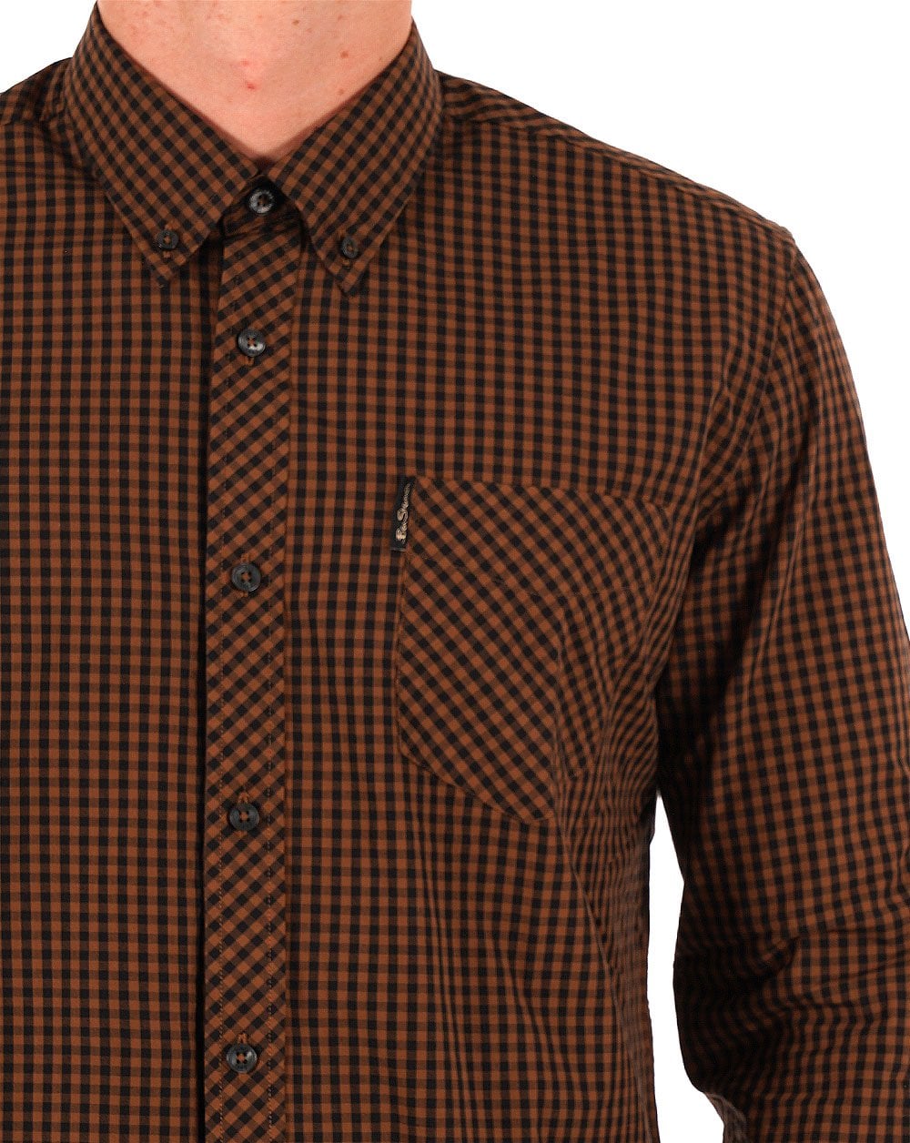 Ben Sherman Signature Gingham Shirt Black
