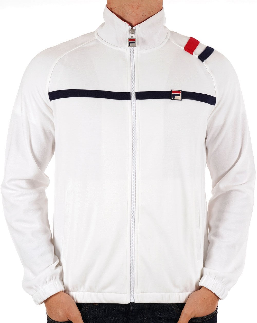 Fila Vintage Mk II Track Top White