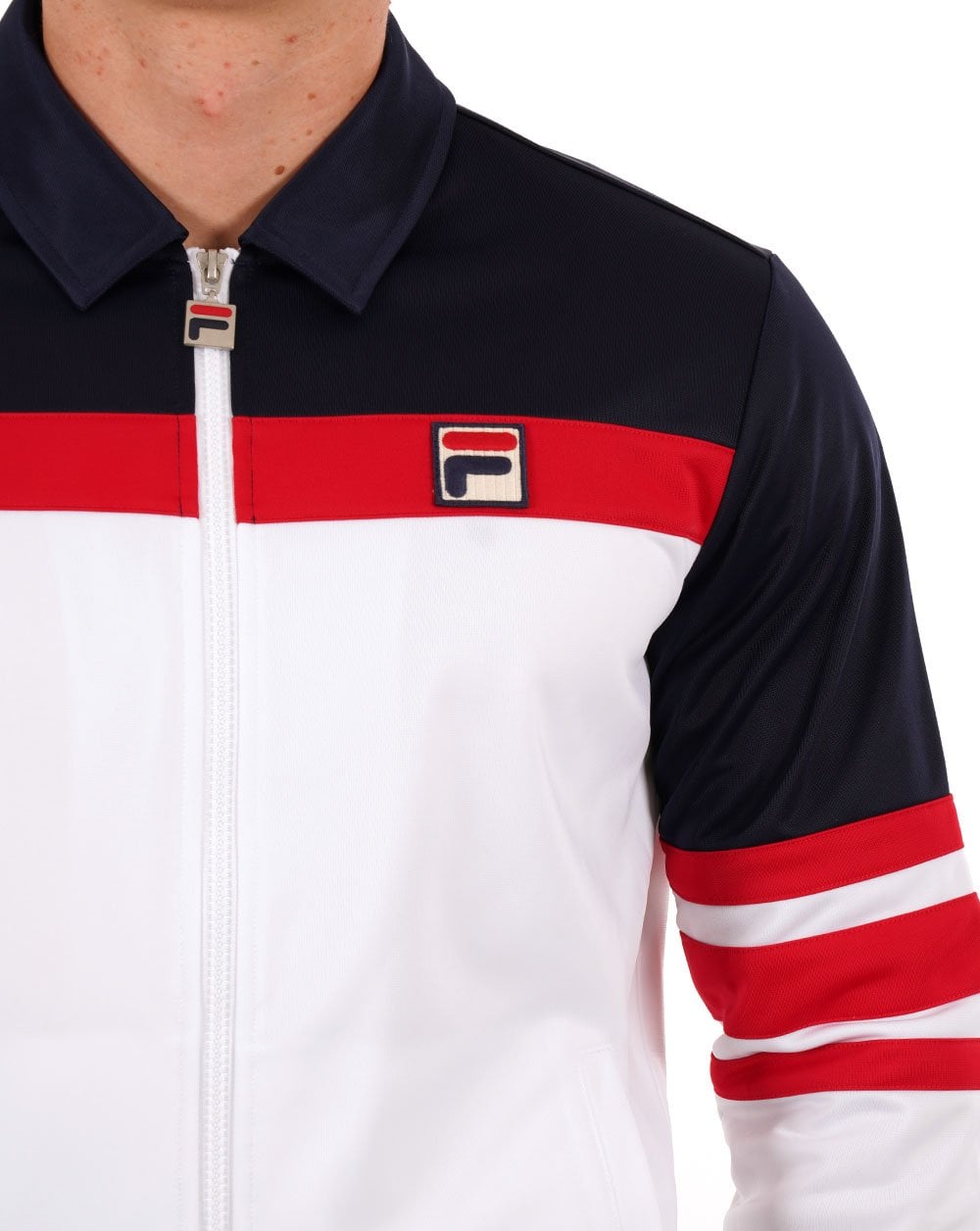 Fila Vintage Vilas OG Track Top White / Navy