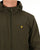 Lyle & Scott Zip Through Hooded Jacket Olive